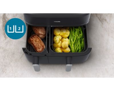 2 paniers/2 tailles pour tous les plats