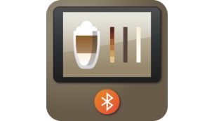 Maak de koffie die u wilt via uw tablet