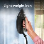 Fast ironing with automatic steam