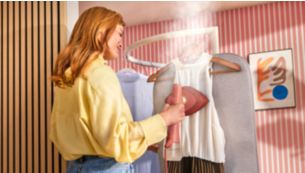 Powerful steam boost for the tough wrinkles