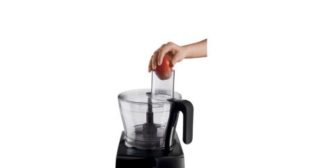 Cheminée de remplissage extra-large pour introduire fruits et légumes entiers