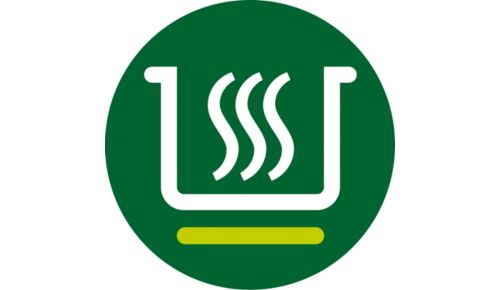 Warmhoudmodus om het opdienen uit te stellen.