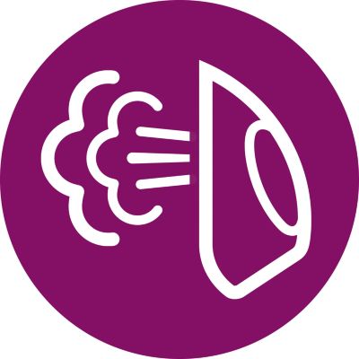 Défroissage vertical pour les vêtements sur cintre