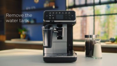 How to remove and insert the brew group Philips 4300 LatteGo Espresso series
