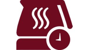 Justerbar hold varm-tid fra 10 minutter til 2 timer