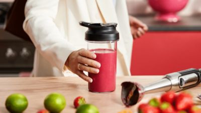 Tag de sunde smoothies med i beholderen, når du er på farten