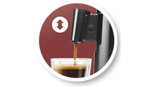 Höhenverst. Kaffeeauslauf für Ihre Lieblingstasse