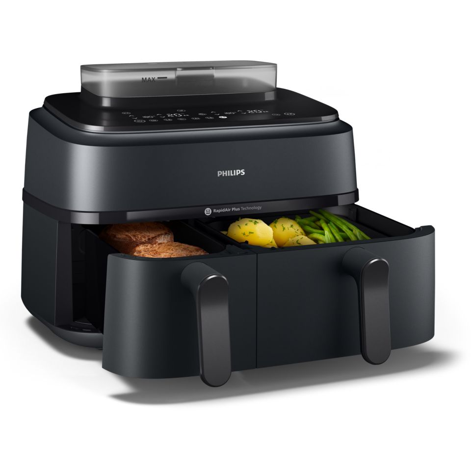Notre premier double panier avec cuisson vapeur