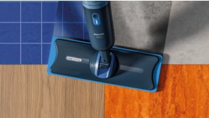 Для твердих підлог, зокрема делікатних і невбирних поверхонь