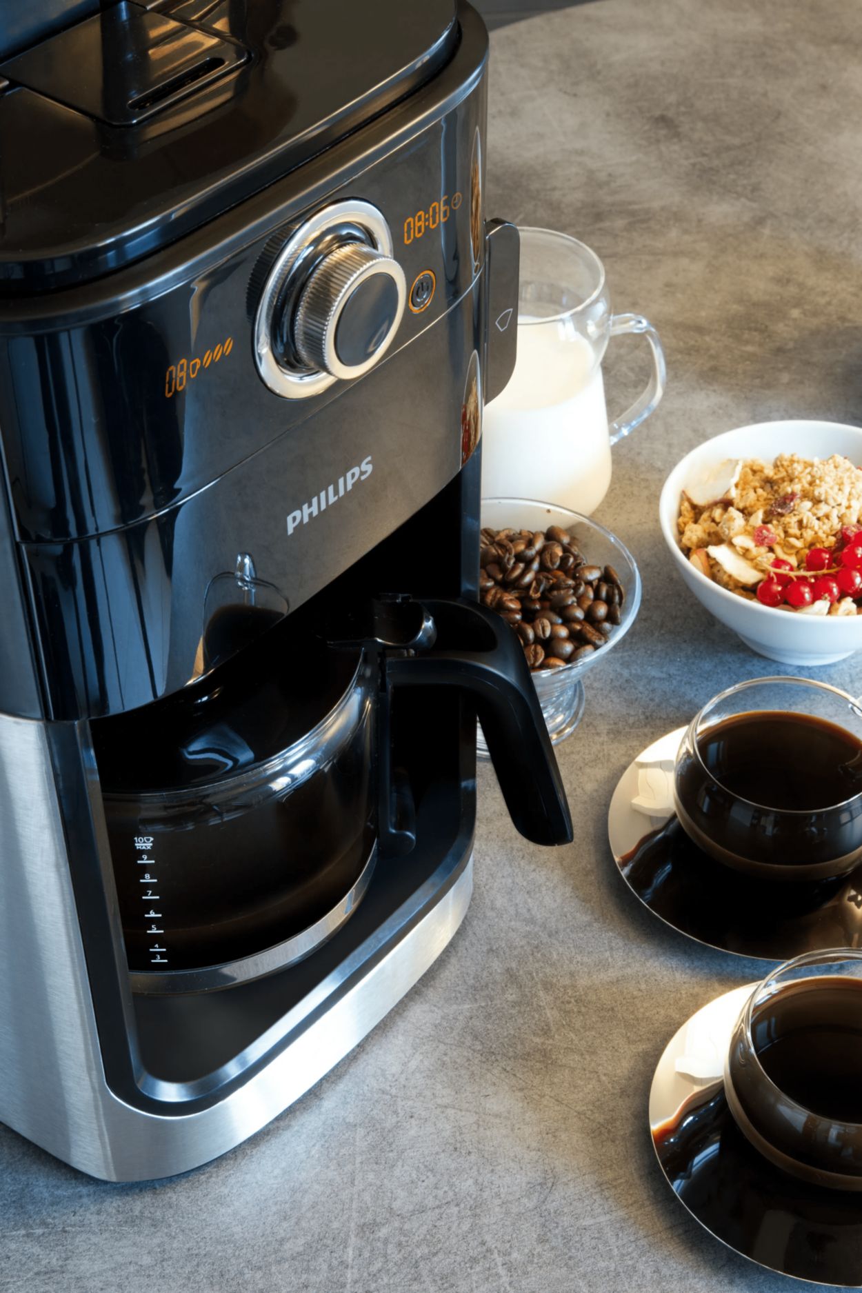 Grind & Brew Coffee maker HD7762/00 | Philips