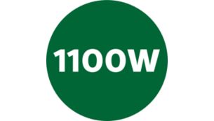 Jõuline 1100 W võimsus