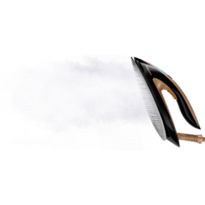 Интелигентна автоматична пара за по-бързо, по-лесно гладене