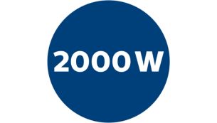 2000W motor for strong suction power