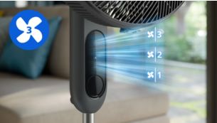 3 ajustes de velocidad para una refrigeraci&oacute;n personalizada