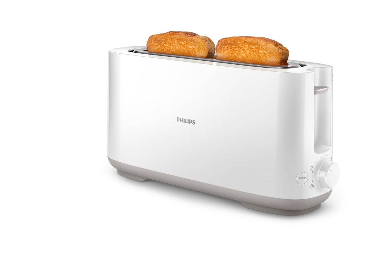 Elke dag goudbruin geroosterd brood
