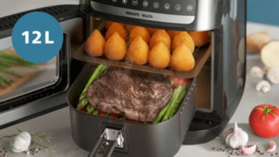 Fritadeira sem óleo com 12L de capacidade