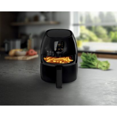 ¡Deliciosas papas fritas con hasta un 80 % menos de grasa!*