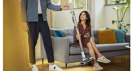 4000 Series Cordless stick vacuum cleaner XC4201/01 | Philips 4000 Series Cordless stick vacuum cleaner XC4201/01 | Philips
