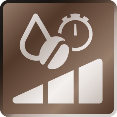 Stiprumo pasirinkimo funkcija įsimena, kokią kavą jūs mėgstate