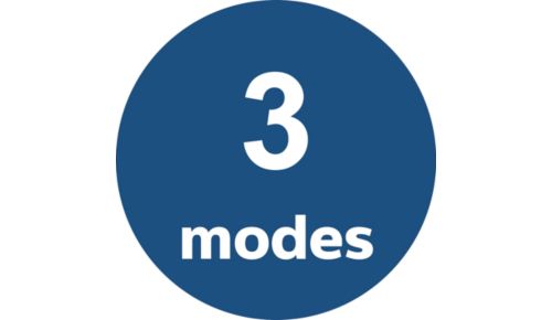 3 automatische modi: Algemeen, Allergeen en Slaap
