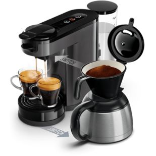 Switch Kaffemaskin f&ouml;r kapslar och bryggkaffe