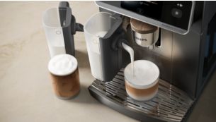 Zijdezacht melkschuim voor al uw favoriete koffievariaten