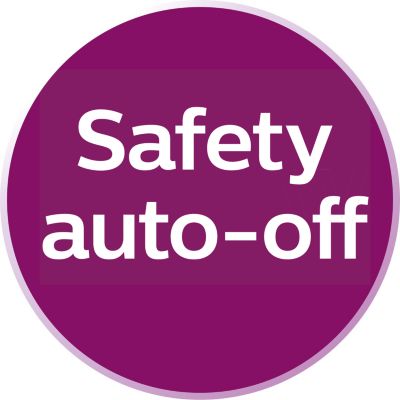 Palikus lygintuvą be priežiūros, jis automatiškai išsijungia