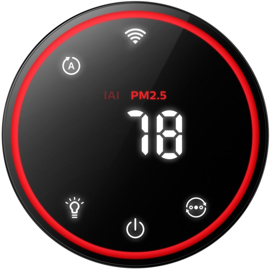 Purifies the air in less than 10 min (1)