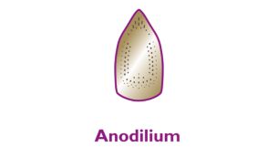 Izjemno trpežna likalna plošča Anodilium, odporna proti praskam