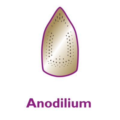 Scratch-resistant, highly durable Anodilium soleplate