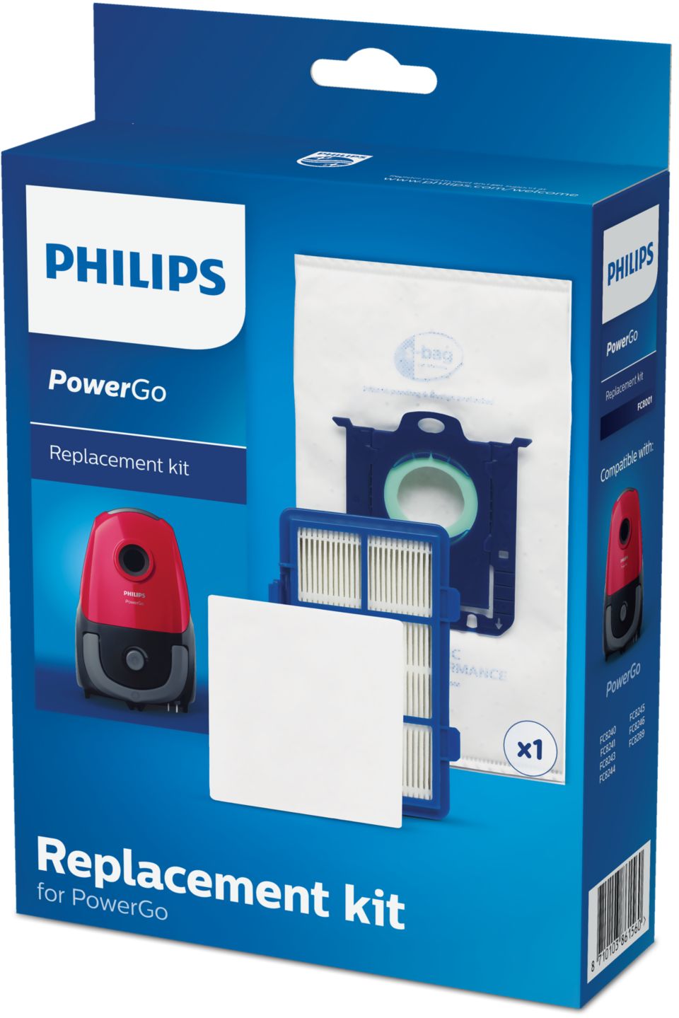 Komplet nadomestnih delov za PowerGo
