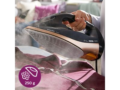 Iki 250 g garų pliūpsnis išlygina sunkiai įveikiamas raukšles