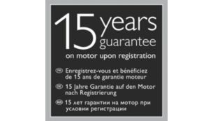 Moteur garanti 15&nbsp;ans