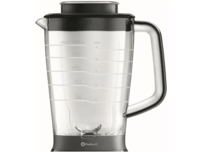 Large break-resistant jar for smoothies you can share
