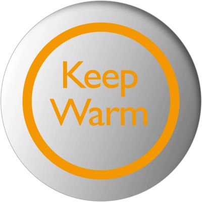 Función de conservación del calor para el agua a la temperatura establecida