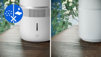 Ne pušča belega prahu ali mokrih madežev na tleh ali pohištvu