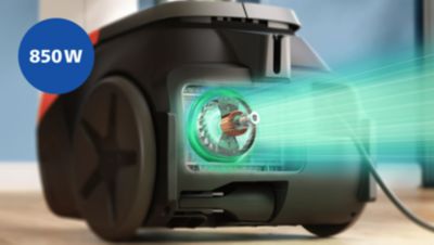 Το μοτέρ 750W εξασφαλίζει ισχυρή απόδοση