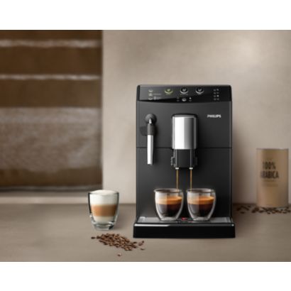 Εξαιρετικός καφές από φρέσκους κόκκους, μόνο με ένα πάτημα