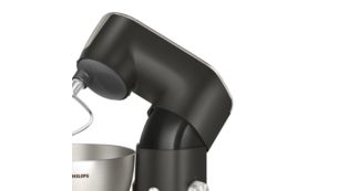 Bras déverrouillable pour accéder au bol et faciliter l'installation d'outils