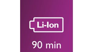 Мощный литий-ионный аккумулятор для автономной работы до 90&nbsp;минут