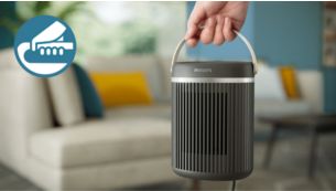 Easy to carry with a built-in leather handle