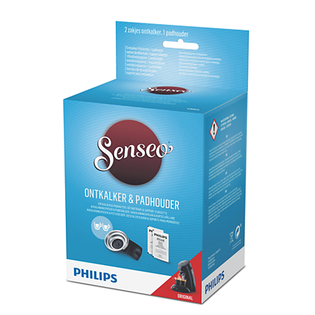 CA6514/02 SENSEO® Entkalker und 2-Tassen-Padhalter für Senseo Original