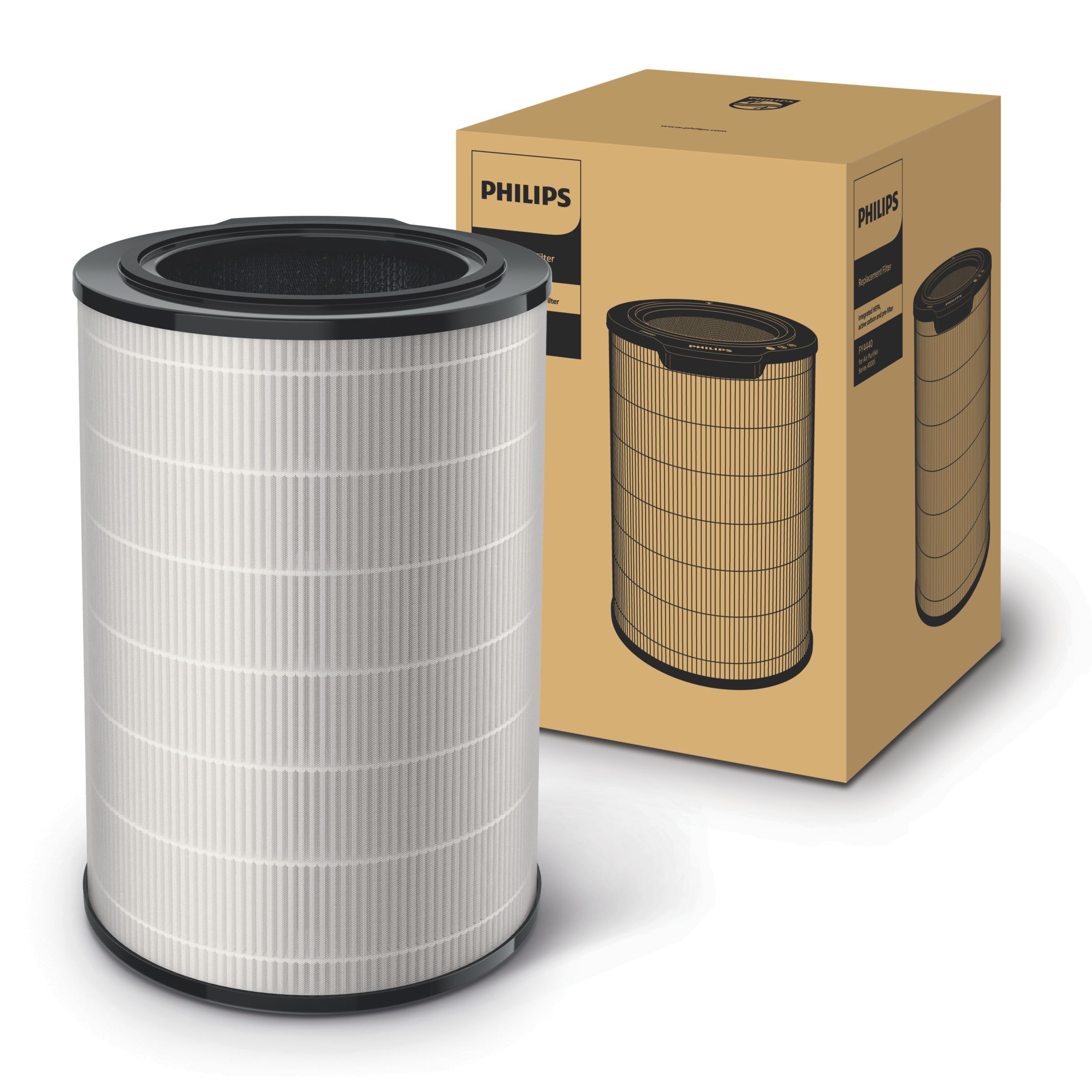 Philips Originální Náhradní Filtr - Integrovaný Filtr 3 v 1 - FY4440/30