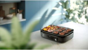 45% less smoke*, perfect for indoor grilling 