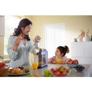 Juices and sorbets made from fresh ingredients