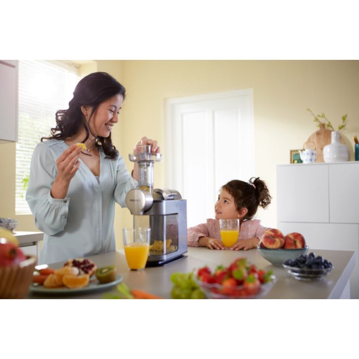 Juices and sorbets made from fresh ingredients