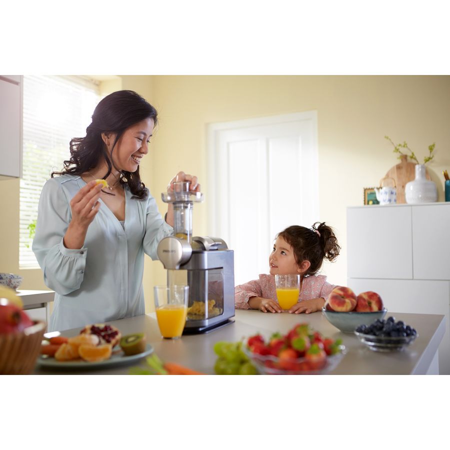 Juices and sorbets made from fresh ingredients