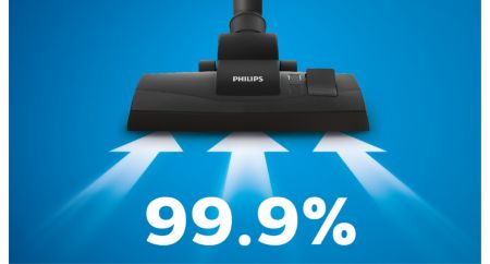 Toz ve kirlerin %99’unu temizler