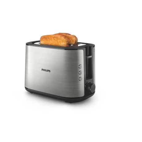 HD2650/90 Viva Collection Toaster - 2 slice, wide slot, Metal