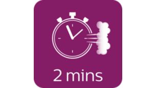 Готов к работе через 2&nbsp;минуты с возможностью добавления воды в любое время